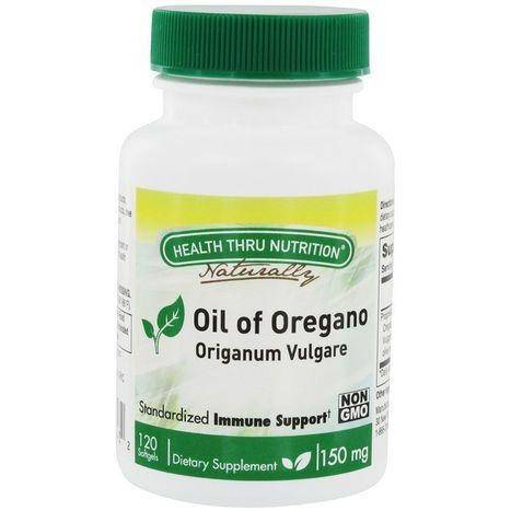 Health Thru Nutrition Oil of Oregano Immune Support 150 mg - 120 Softgels