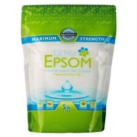 Salt Works Maximum Strength Ultra Epsom Salt Crystals - 5 Pounds