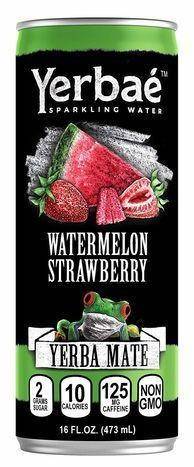 Yerbae Yerba Mate Sparkling Water, Watermelon - 16 Fluid Ounces