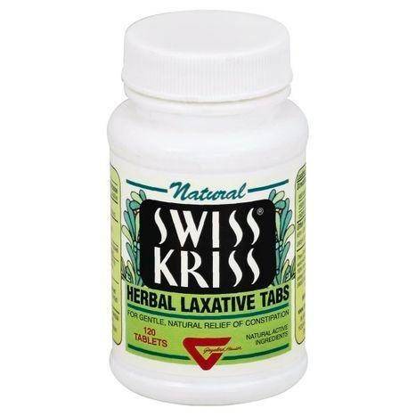 Swiss Kriss Herbal Laxative Tabs, Tablets - 120 Each