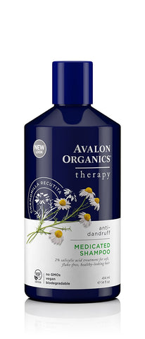 Avalon Organics Medicated Anti Dandruff Shampoo-14 Oz
