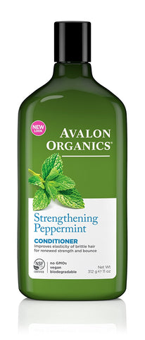 Avalon Organics Strengthening Peppermint Conditioner-11 Oz