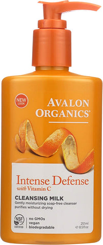 Avalon Organics Vitamin C Renewal Hydrating Cleansing Milk-8.5 Oz