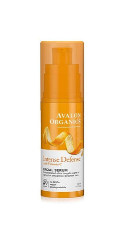 Avalon Organics Intense Defense With Vitamin C Facial Serum-1 Oz