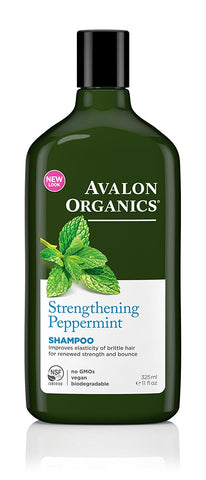Avalon Organics Strengthening Peppermint Shampoo-11 Oz