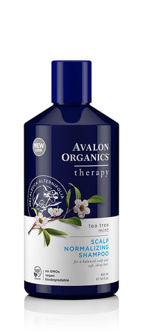 Avalon Organics Tea Tree Mint Scalp Normalizing Shampoo-14 Oz