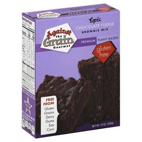 Against the Grain Brownie Mix, Epic, Chocolate Fudge - 19 Ounces