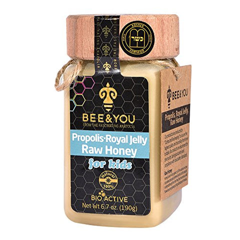 Bee & You Propolis Royal Jelly Raw Honey For Kids-6.7 Oz