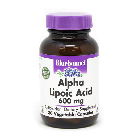 Bluebonnet Alpha Lipoic Acid 600 Mg-30 Vegetable Capsules