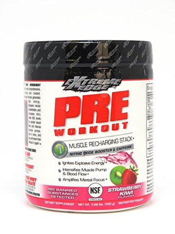Extreme Edge Pre Workout Strawberry Kiwi Flavor-0.66 Lbs