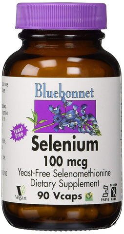 Bluebonnet Selenium 100 Mcg Yeast Free Selenomethionine-90 Vcaps