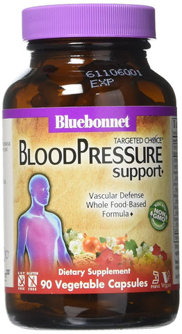 Bluebonnet Blood Pressure Support-90 Vegetable Capsules