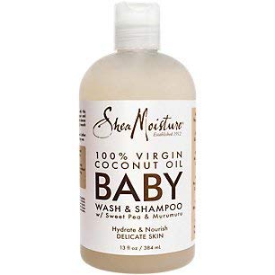 Shea Moisture Baby Wash & Shampoo With Sweet Pea & Murumuru-13 Oz