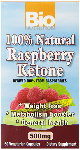 Bio Nutrition Raspberry Ketone 500mg-60 Vegeterian Capsules