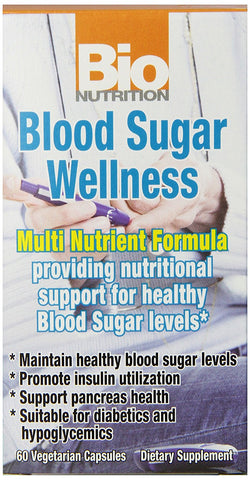 Bio Nutrition Blood Sugar Wellness 750 Mg-60 Vegetarian Capsules