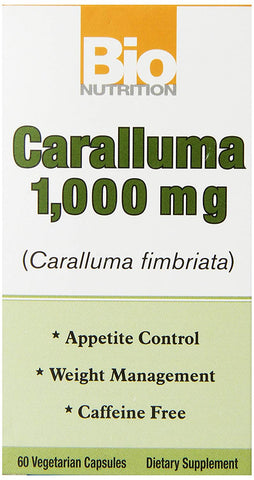 Bio Nutrition Caralluma 1000 Mg Caralluma Fimbriata-60 Vegetarian Capsules