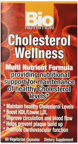 Bio Nutrition Cholesterol Wellness Multi Nutrient Formula 1285 Mg-60 Vegetarian Capsules