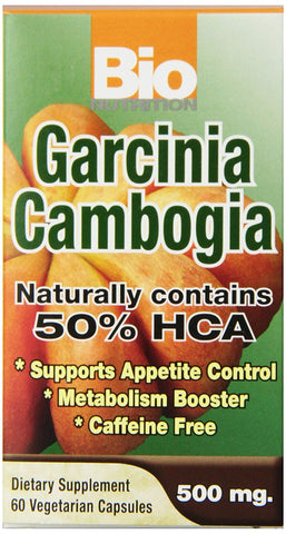 Bio Nutrition Garcinia Cambogia 500 Mg-60 Vegetarian Capsules