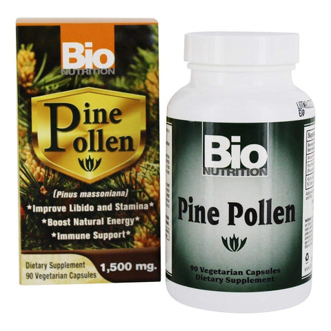 Bio Nutrition Pine Pollen 1500 Mg-90 Vegetarian Capsules