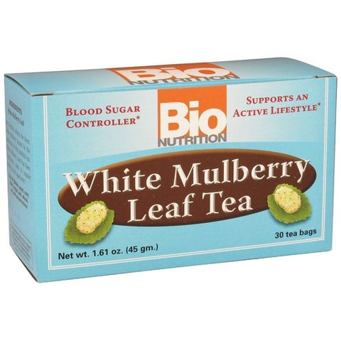 Bio Nutrition White Mulberry Leaf Tea 30 Bags-1.61 Oz