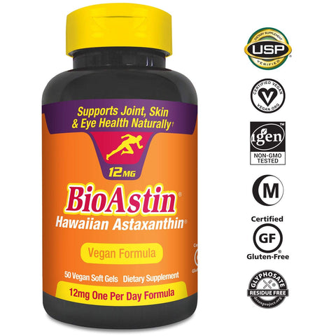 Nutrex Bio Astin Hawaiian Astaxanthin 12 Mg-50 Gel Caps