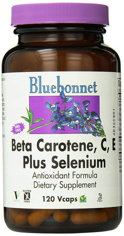 Bluebonnet Beta Carotene C,E Plus Selenium-120 Vcaps