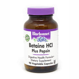 Bluebonnet Betaine HCL Plus Pepsin-90 Vegetable Capsules