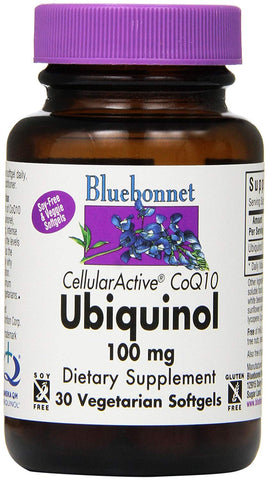 Bluebonnet Ubiquinol 100 Mg Dietary Supplement-30 Vegetarian Softgels
