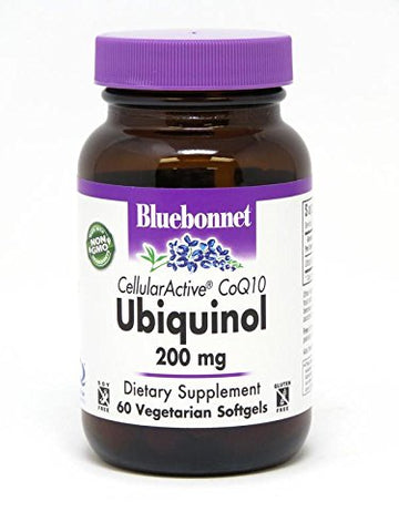 Bluebonnet Ubiquinol 200 Mg Dietary Supplement-60 Vegetarian Softgels