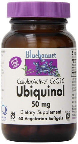 Bluebonnet Ubiquinol 50 Mg Dietary Supplement-60 Vegetarian Sofgels