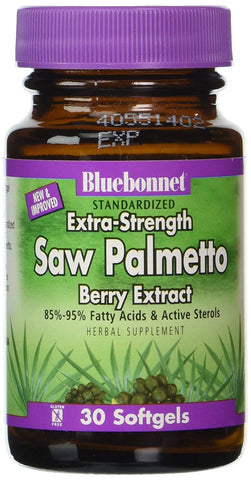 Bluebonnet Saw Palmetto Berry Extract Extra Strength-30 Softgels
