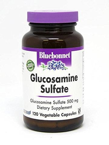 Bluebonnet Glucosamine Sulfate 500 Mg-120 Vegetable Capsules