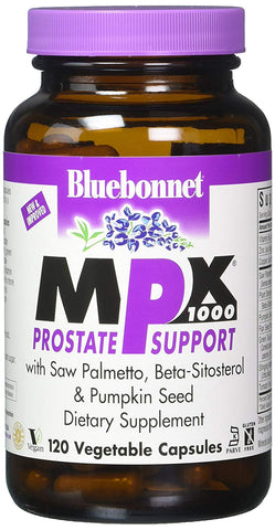 Bluebonnet MPX Prostate Support-120 Vegetable Capsules