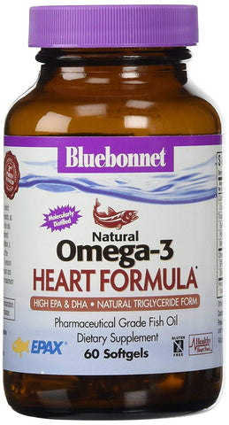 Bluebonnet Natural Omega-3 Heart Formula-60 Softgels