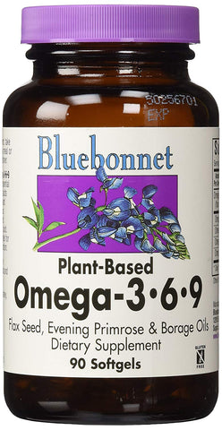 Bluebonnet Plant Based Omega 3-6-9-90 Softgels