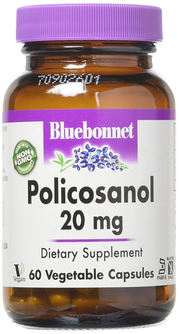 Bluebonnet Policosanol 20 Mg Dietary Supplement-60 Vcaps