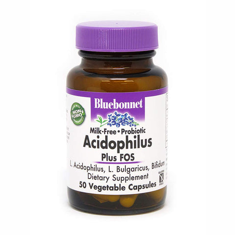 Bluebonnet Acidophilus Plus FOS-50 Vegetable Capsules Note: Need To Be Refrigerated