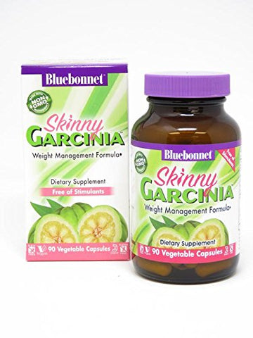 Bluebonnet Skinny Garcinia Weight Management Formula-90 Vegetable Capsules