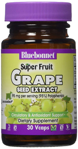 Bluebonnet Grape Seed Extract 95 Mg-30 Vegetable Capsules