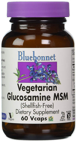 Bluebonnet Vegetarian Glucosamine MSM-60 Vcaps