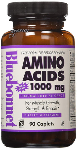 Bluebonnet Amino Acids 1000 Mg Pharmaceutical Grade-90 Caplets