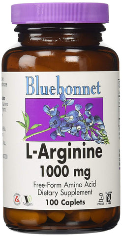 Bluebonnet L-Arginine 1000 Mg Amino Acid-100 Caplets