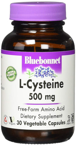 Bluebonnet L-Cysteine 500 Mg-30 Vegetable Capsules