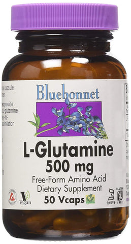 Bluebonnet L-Glutamine 500 Mg-50 Vcaps