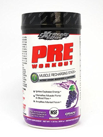 Extreme Edge Pre Workout Grape Flavor-1.32 Lbs
