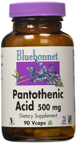 Bluebonnet Pantothenic Acid 500 Mg-90 Vcaps