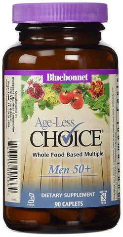 Bluebonnet Age-Less Choice Men 50+ Multivitamin-90 Caplets