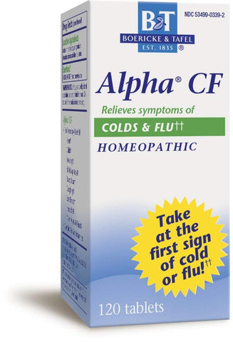 Boericke & Tafel Alpha CF Cold & Flu-120 Tablets