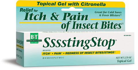 Boericke & Tafel Ssssting Stop Tropical Gel With Citronella Relief For Itch & Pain-2.75 Oz