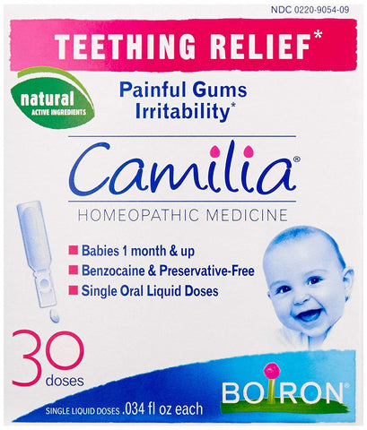 Boiron Camilia Teething Relief 30 Doses-0.034 0z Each
